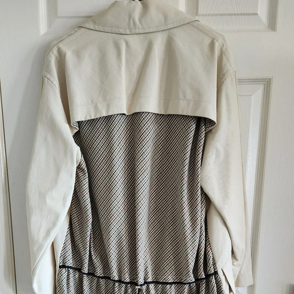 [New with Tag] Women Zara Oversized Trench Coat, Small - Picture 3 of 8
